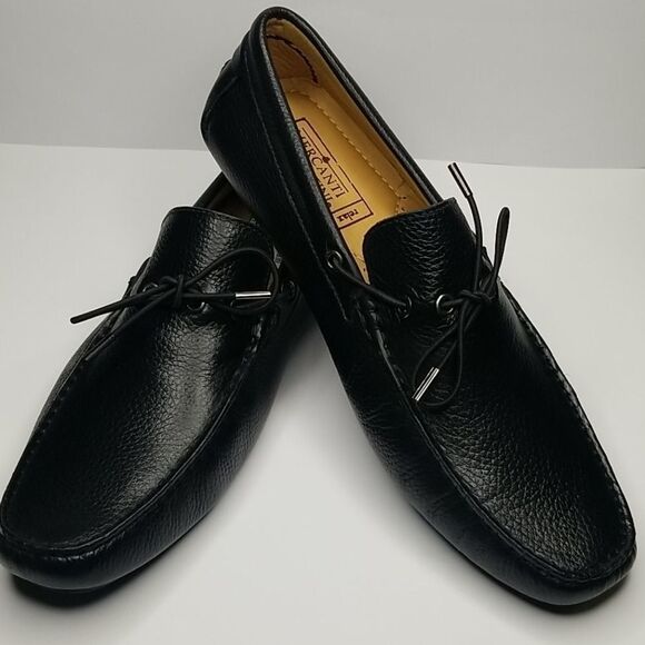 🆕️Men classic Black Loafers tie driver NWT